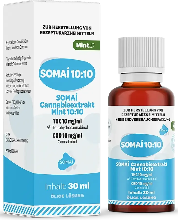 SOMAI 10:10 Cannabisextrakt Mint