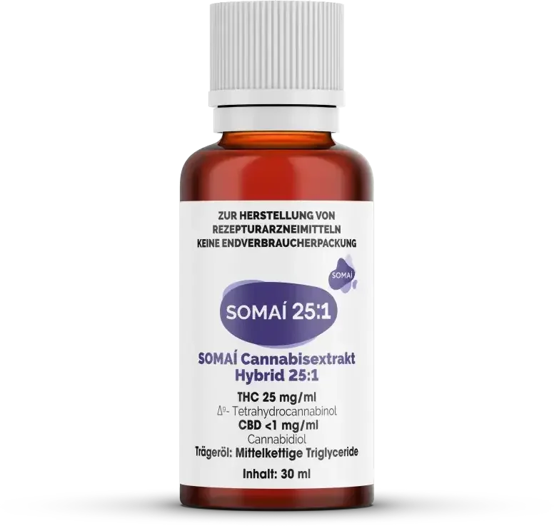 SOMAI 25:1 Cannabisextrakt Hybrid