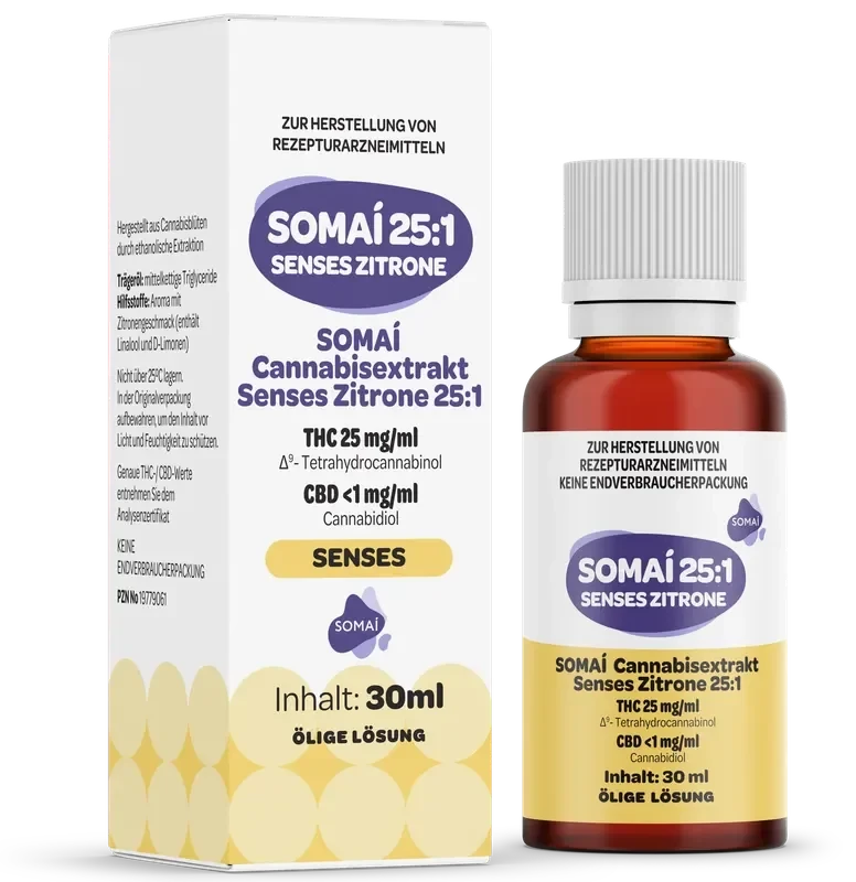 SOMAI Senses Zitrone 25:1 Cannabisextrakt